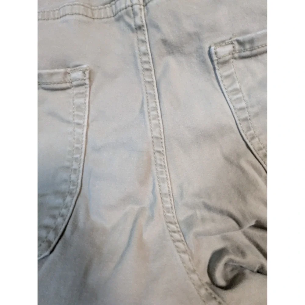 Lucky Brand 412 Athletic Slim Khaki Pants Mens 33x30 Tan Chino Trousers STAINED